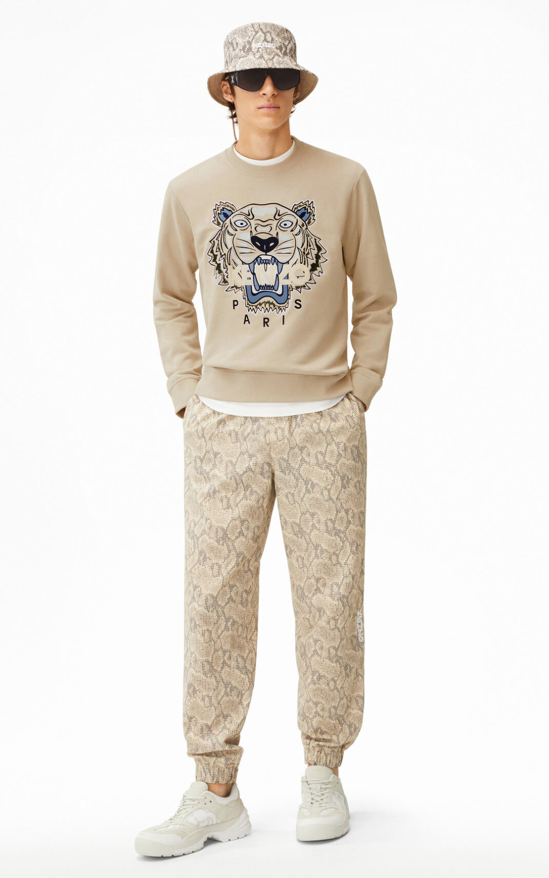 Kenzo Tiger Sweatshirt Herr | 86953-EDFQ